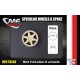 1/24 Speedline Wheels 6 Spoke 4 Screw