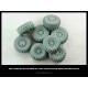 1/35 SS23 Spider 9K714 OKA Tactical Ballistic Missile Wheels Set for Hobby Boss kits