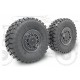 1/35 KamAZ Tuphoon-K 4386 (VDV) Sagged Wheel set (4pcs) for Meng/RPG kits