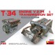 1/35 Soviet T-34 Engine V-2-34 and Transmission Set