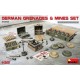 1/35 WWII German Grenades & Mines Set