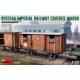 1/35 Russian Imperial Railway Covered Wagon