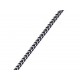 1m Twist Oval Black Chain (1.5 x 1.2 x 0.3mm)