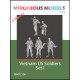 1/72 Vietnam US Soldiers Set I (5 figures)