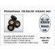 1/35 WWII Firestone 10.5x16 Wheel set for CMP, British & Various Trucks (5 wheels)