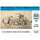 1/35 US Indian 741B Motorcycle (x2)