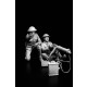 120mm WWI Vickers Machine Gun Team (2 figures w/gun)