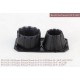 1/48 F-16 C/D Block 30/40/50/60 GE Exhaust Nozzle Set for Tamiya kits (Opened, Closed)