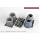 1/48 [SE] SU-27/30/33 Exhaust Nozzle & After Burner set (closed) for HobbyBoss kits