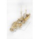 1/200 IJN Battleship Mikasa Deluxe Pack Detail Set w/Wooden Deck for Merit International