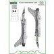 1/32 F-16A/B/C/D Strengthening Vinyl Plates