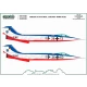 1/72 German F-104G MFG2 Vikings DEMO TEAM (decal)