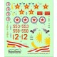 1/72 Asian Fulcrums part 1 Malaysia, Kazakhstan, North Korea (decal)