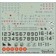 1/72 Spanish Tryphoons Stencils and insignias (decal)