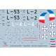 1/72 Royal Emils - Me 109 in Yugoslav service (decal)