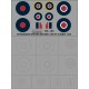 1/32 Supermarine Spitfire Roundels and Fin Flashes - LATE (masks)