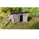 HO Scale 1/87 Wooden Structures Ruined Shed