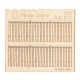 HO Scale 1/87 Decorative European Wooden Fence Type 13
