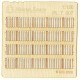 1/120 Stockade Fence Boards - Standard Size Type 7