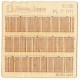 1/120 Plain Plank Cedar Fence - Rustic Type 11