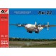 1/144 Antonov An-22 Heavy Turboprop Transport Airliner