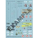 1/72 Mil Mi-24D/W Helicopter Decals & Canopy Paint Masks for Zvezda kits