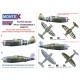 1/24 P-47D Thunderbolt Razorback Paint Mask for Trumpeter (Canopy Masks + Insignia Masks)