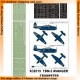 1/32 TBF-3 Avenger Paint Mask for Trumpeter (Canopy Masks + Insignia Masks)