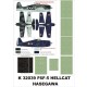 1/32 F6F-3/5 Hellcat Paint Mask for Hasegawa (Canopy Masks + Insignia Masks)