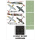 1/32 Messerschmitt Bf 109F Paint Mask for Hasegawa/Aires (Canopy Masks + Insignia Masks)