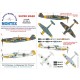 1/32 Messerschmitt Bf 109F-4 Paint Mask Vol.2 for Hasegawa (Canopy Masks + Insignia Masks)