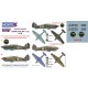 1/32 Hurricane Mk I trop Paint Mask & Decals for Pacific Coast Models