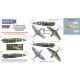 1/32 P-40M Warhawk Paint Mask for Hasegawa kit (Canopy Masks + Insignia Masks + Decals)