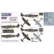 1/32 Spitfire Mk.IIb Paint Mask for Hasegawa kit (Canopy Masks + Insignia Masks + Decals)