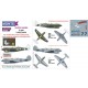 1/32 P-40N Warhawk Paint Mask for Hasegawa kit (Canopy Masks + Insignia Masks + Decals)