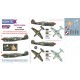 1/32 Curtiss P-40M Warhawk Paint Mask for Hasegawa (Insignia&Canopy Masks + Decals)