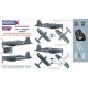 1/32 Vought F4U-1 Corsair Paint Mask for Tamiya (Canopy Masks + Insignia Masks + Decals)