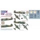 1/32 Curtiss Mohawk Paint Mask for Special Hobby (Canopy Masks + Insignia Masks + Decals)