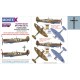1/32 Spitfire VC Paint Mask for Hasegawa kits (Insignia & Canopy Masks + Decals)