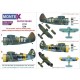 1/32 I-153 Paint Mask for ICM kits (2x canopy outside & inside + 2x insignia)