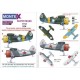 1/32 Polikarpov I-153 Paint Masks for ICM kits (2x canopy & 2x insignia masks)