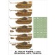 1/35 Tiger I Late Paint Mask for Drag, AFV, Tamiya (Insignia Masks)