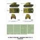 1/35 M4A3E8 Sherman Paint Mask Vol.2 for Dragon (Insignia Masks + Wheel Mask)