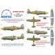 1/48 Macchi MC-202 Paint Mask for Hasegawa (Canopy Masks + Insignia Masks)