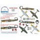 1/48 Messerschmitt Bf 109F-2 Canopy Masks + Insignia Masks + Decals Vol.1 for Zvezda