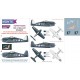 1/48 Grumman F6F-3 Hellcat Paint Mask for Eduard kit (Insignia & Canopy Masks + Decals)