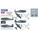 1/48 Grumman F6F-3 Hellcat Paint Mask for Eduard kit (Insignia & Canopy Masks + Decals)