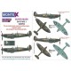 1/48 Supermarine Spitfire I Paint Masks for Tamiya (2x canopy & 2x insignia w/decals)