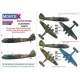 1/48 British Bristol Blenheim I Paint Masks for Airfix (2x canopy & 2x insignia w/decals)