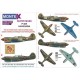 1/48 Curtiss P-40K Warhawk Paint Masks for Hasegawa (2x canopy & 1x insignia w/decals)